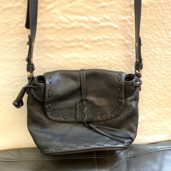 Sanctuary	Black Leather Crossbody - Picture 7 of 7